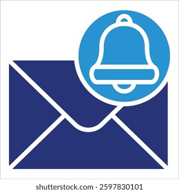 Message Alert Icon Element For Design