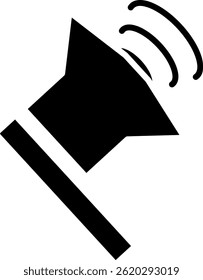 A message alert on a device.