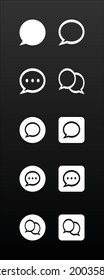 Message App Icon Set for Phone