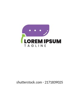 message application logo that can be used for technology brands