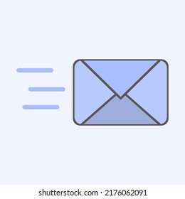The message being sent. Vector illustration