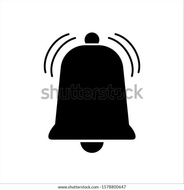 Message Bell Icon Bell Icon Youtube Stock Vector Royalty Free