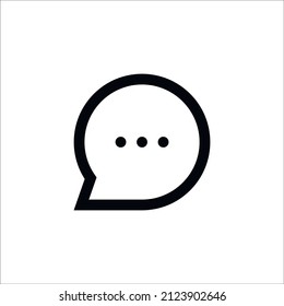 message black icon vector illustration