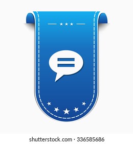 Message blue Vector Icon Design