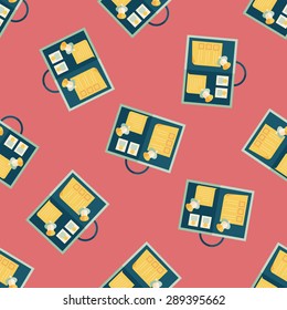 message board flat icon,eps10 seamless pattern background