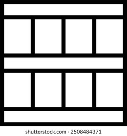 ícone do quadro de mensagens. Design de estilo linear fino isolado em fundo branco