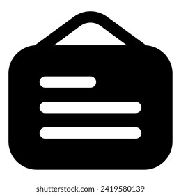 Message Board Icon for web, app, uiux, infographic, etc