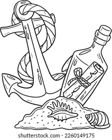 Message in a Bottle and Anchor Isolated Coloring