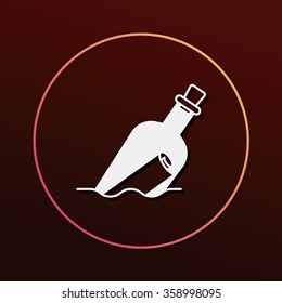 Message In A Bottle Icon