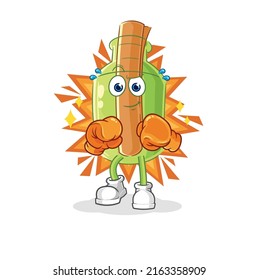 the message in a bottle playing basket ball mascot. cartoon vector
