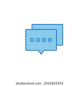 The message box icon on white background.