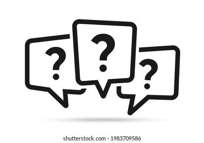 Message box with question mark icon