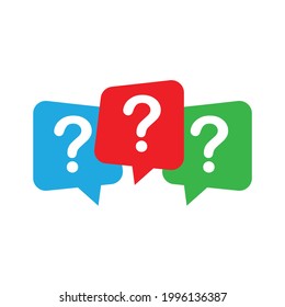 Message box with question mark icon design vector illustration