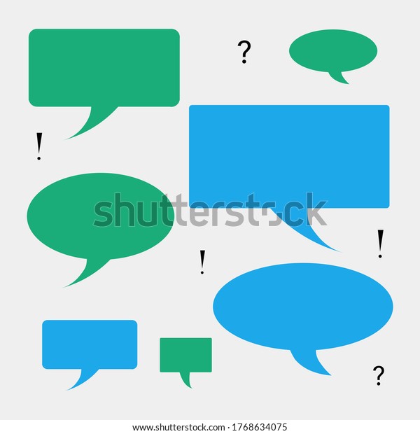 Message Box Template Place Your Own Stock Vector (Royalty Free ...