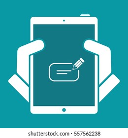 Message box text icon