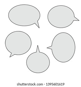 Message box, white chat box, black frame
