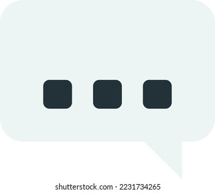 Message boxes and chats illustration in minimal style isolated on background