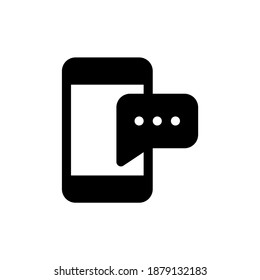 Textfeld-Chat-Talk-Symbol, Logo und Vektorgrafik