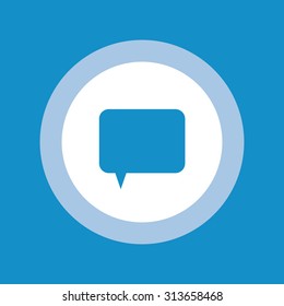 Message bubble Icon . Vector illustration