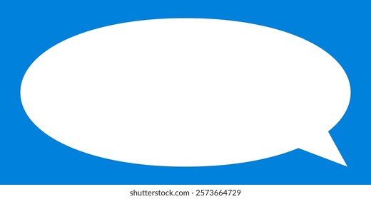 Message bubble, speech bubble box