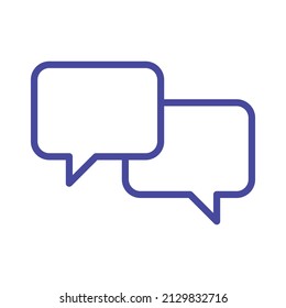 message bubble Vector icon which is suitable for commercial work and easily modify or edit it

