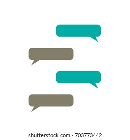 message bubbles vector  text box  chat 