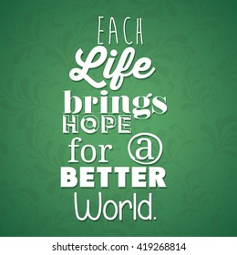 message in calligraphy design 