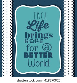 message in calligraphy design 