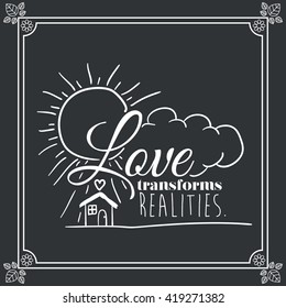 message in calligraphy design 