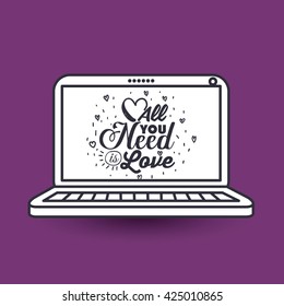 message in calligraphy design