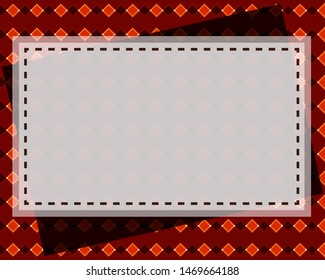 message card. Checked Pattern Wallpaper.
