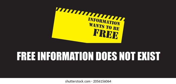 Message card - There is no free information