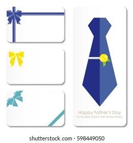 Message cards of father's day