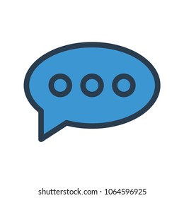  message chat bubble 