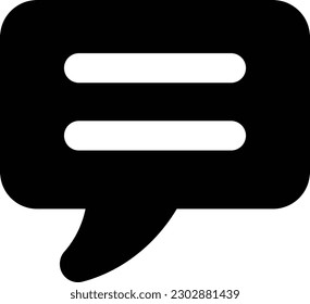 diálogo de consulta de comentarios de chat de mensajes 