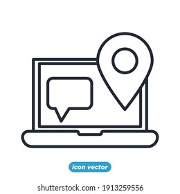 Message Chat icon. SMS mail symbol template for graphic and web design collection logo vector illustration