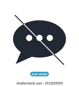Message Chat Symbol SMS-E-Mail-Symbolvorlage für Grafik- und Webdesign-Kollektion, Vektorgrafik