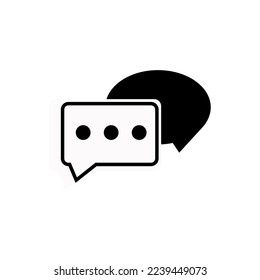 Message Chat icon. SMS mail symbol template for graphic and web design collection logo vector illustration