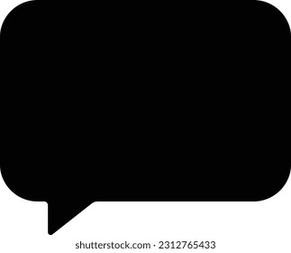 message chat text bubble email Glyph