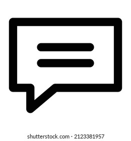Message Chat Vector icon which is suitable for commercial work and easily modify or edit it

