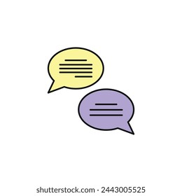 message chat vector type icon