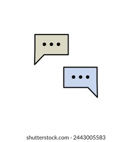 message chat vector type icon