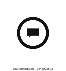 message chat vector type icon