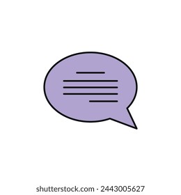 message chat vector type icon