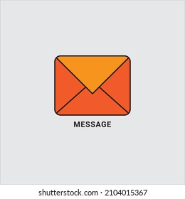 Message clipart free vector icon