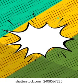 Message cloud background sticker design template illustration