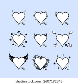 Message comments chat box. Collection of speech bubbles, text boxes and conversation chats in comics appropriate for advertisement purpose as materials. Vector set of speech bubbles. 