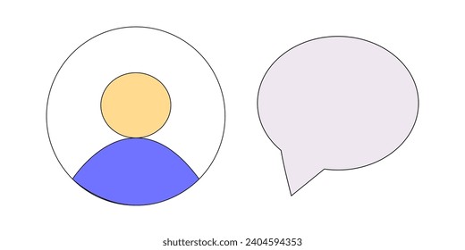 Comunicación de mensajes entre dos personas