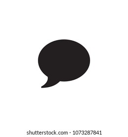 Message communication dialog talk SMS pictogram flat icon vector symbol illustration  