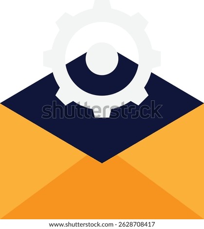 Message Communication Email Icon Vector Flat Illustration